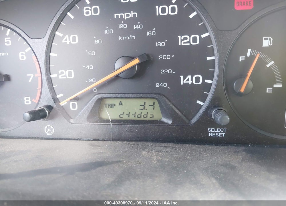1998 HONDA ACCORD EX VIN: 1HGCG5657WA267956