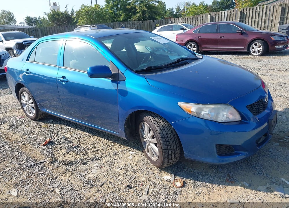 2009 TOYOTA COROLLA LE VIN: 2T1BU40E89C160159
