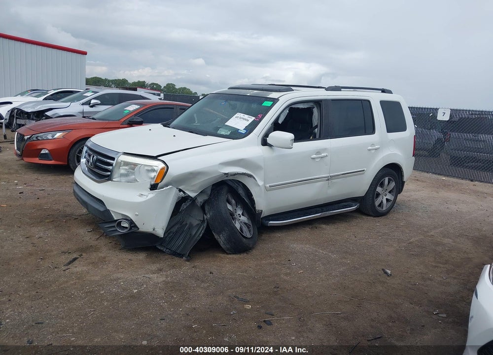 2015 HONDA PILOT TOURING VIN: 5FNYF3H96FB002884