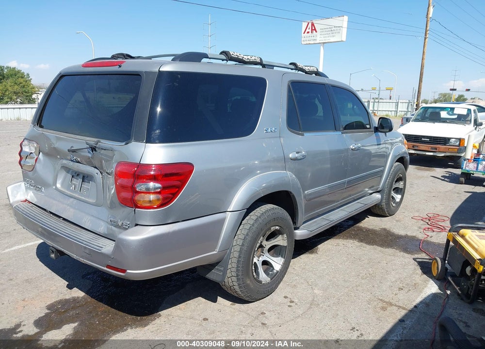 2004 TOYOTA SEQUOIA SR5 V8 VIN: 5TDZT34A64S225089