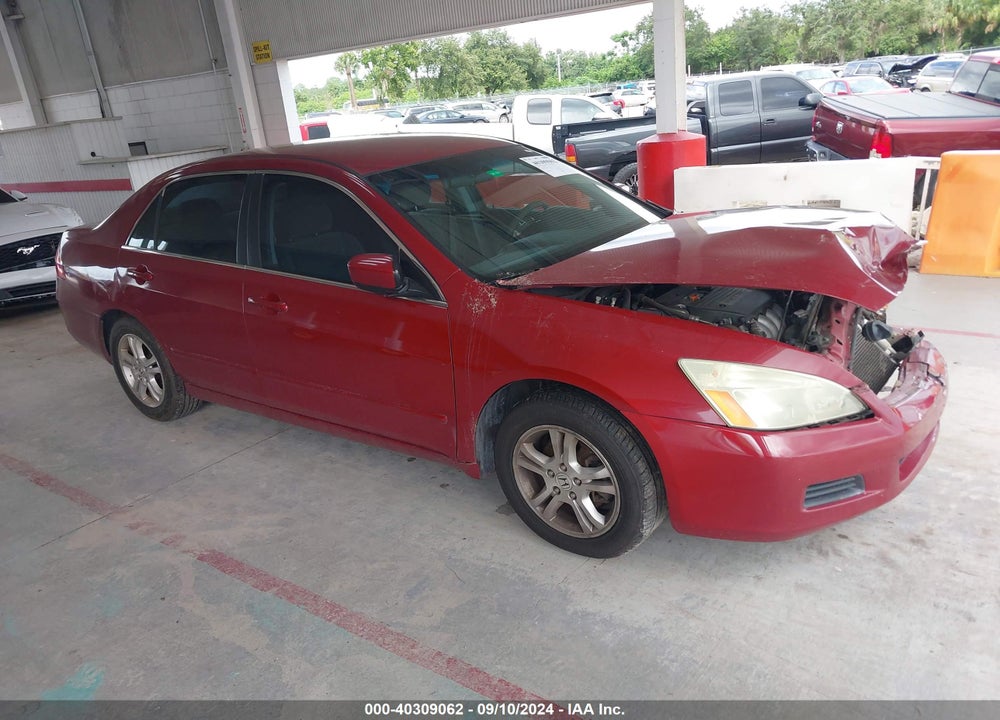 2007 HONDA ACCORD 2.4 SE VIN: 1HGCM56307A071785