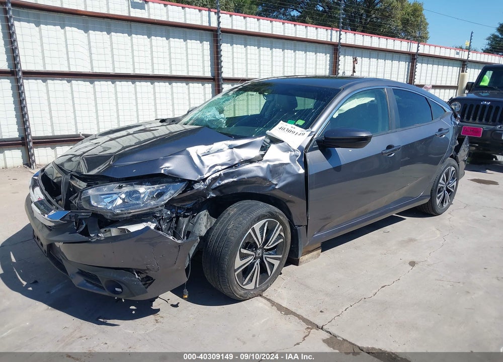 2018 HONDA CIVIC EX-L VIN: JHMFC1F77JX036853