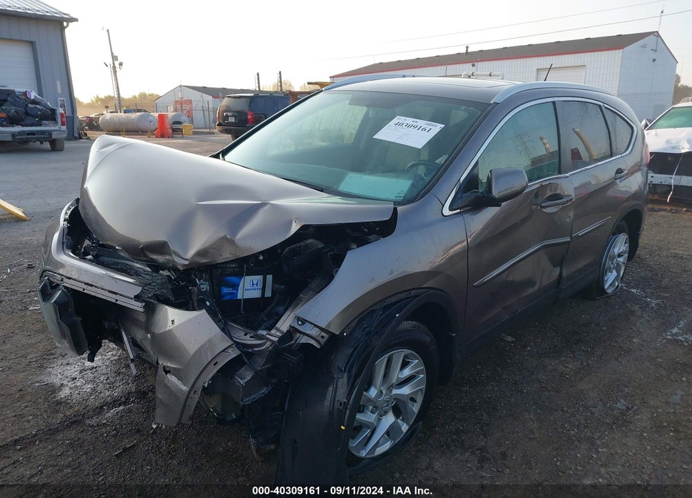 2016 HONDA CR-V EX-L VIN: 5J6RM4H74GL040217