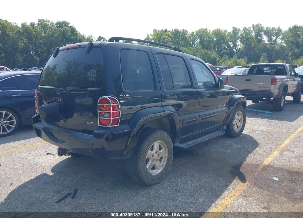 2002 JEEP LIBERTY LIMITED EDITION VIN: 1J4GL58K52W251681