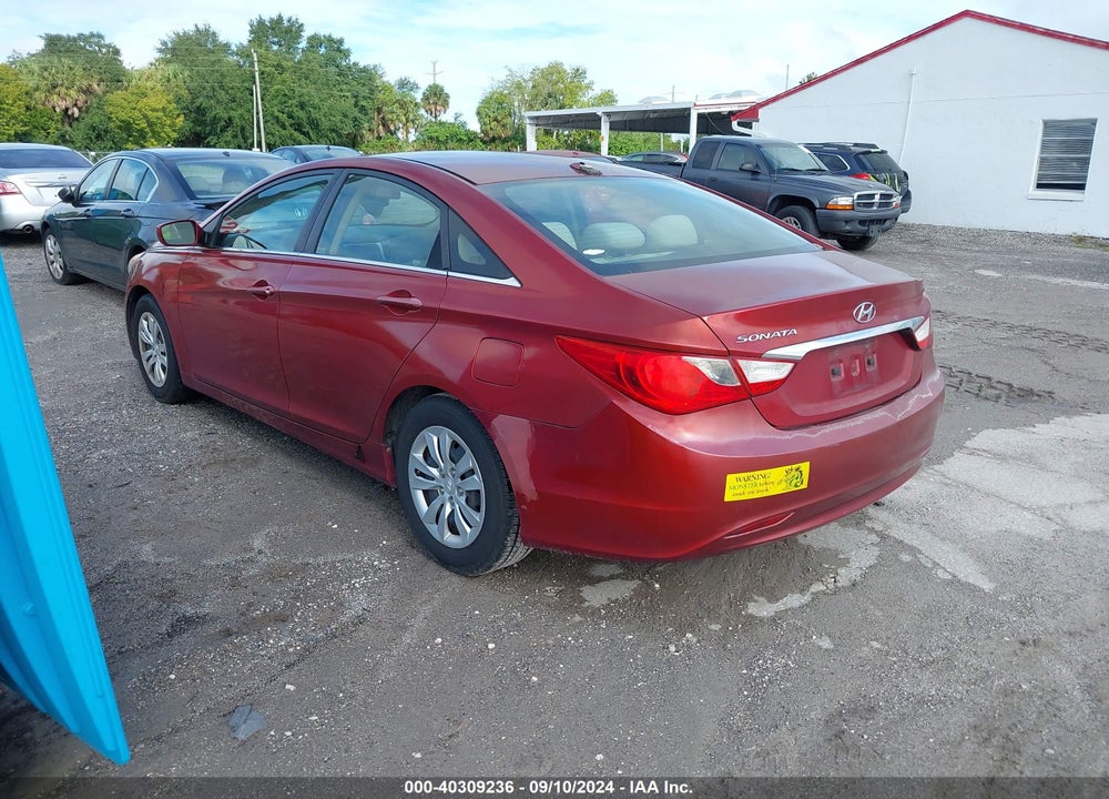 2013 HYUNDAI SONATA GLS VIN: 5NPEB4AC0DH570668
