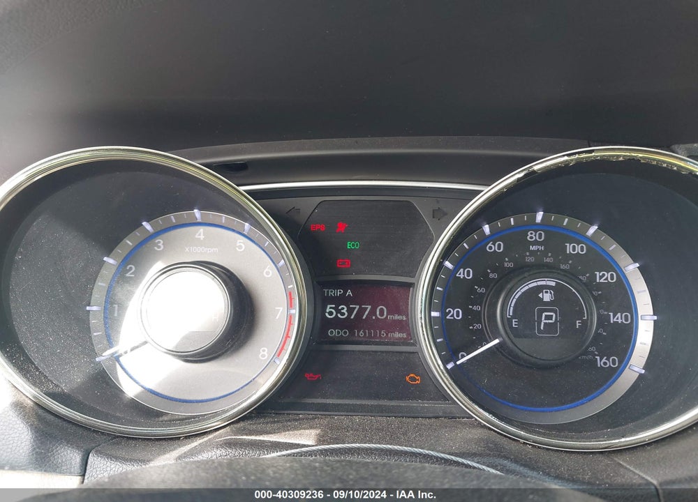 2013 HYUNDAI SONATA GLS VIN: 5NPEB4AC0DH570668