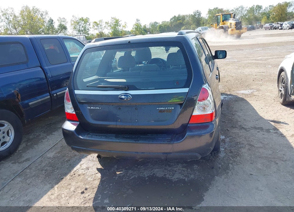 2008 SUBARU FORESTER 2.5X VIN: JF1SG65608H717277