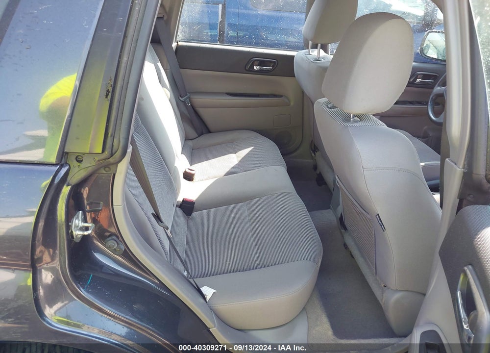 2008 SUBARU FORESTER 2.5X VIN: JF1SG65608H717277