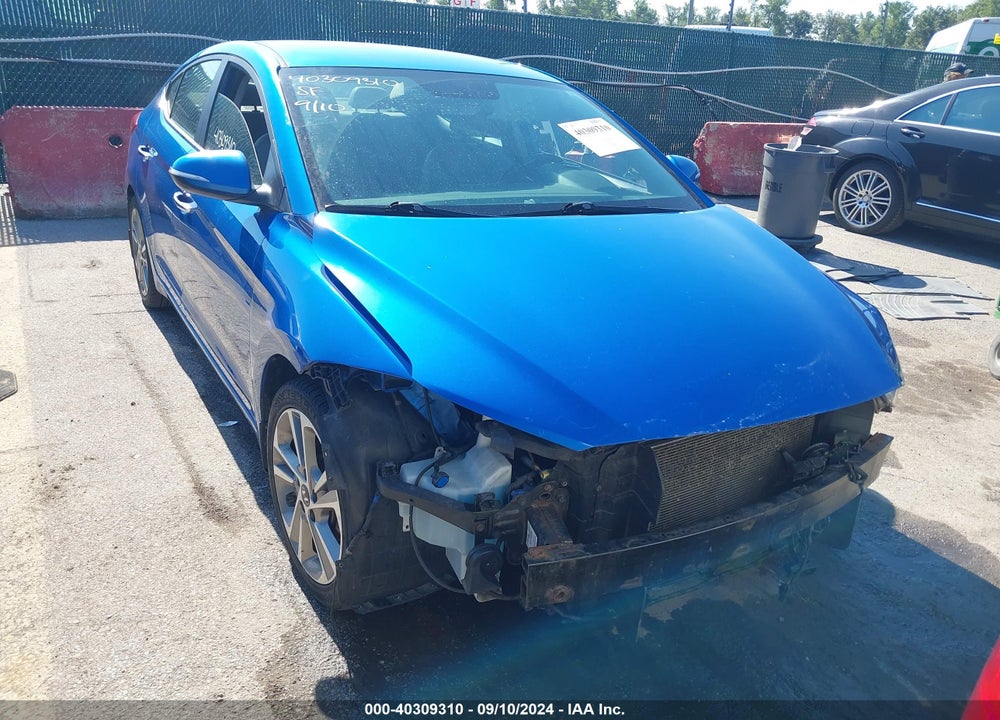 2017 HYUNDAI ELANTRA LIMITED VIN: KMHD84LF7HU281389
