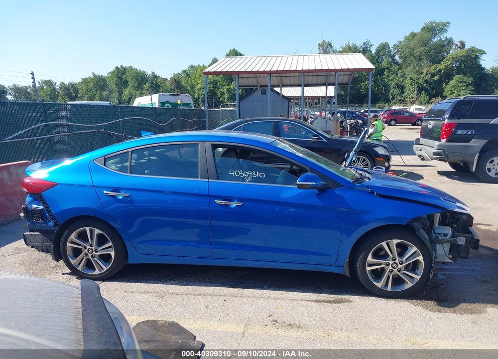 2017 HYUNDAI ELANTRA LIMITED VIN: KMHD84LF7HU281389