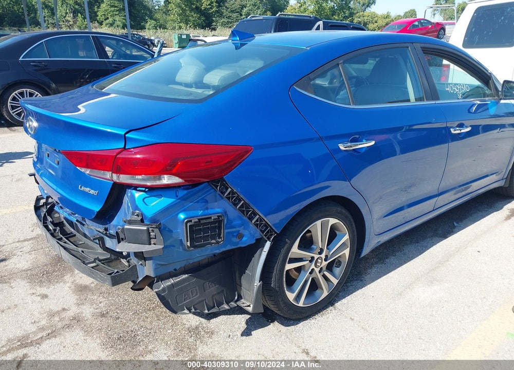 2017 HYUNDAI ELANTRA LIMITED VIN: KMHD84LF7HU281389