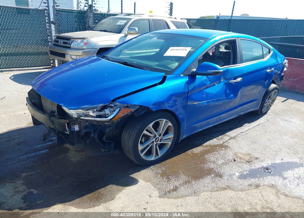 2017 HYUNDAI ELANTRA LIMITED VIN: KMHD84LF7HU281389