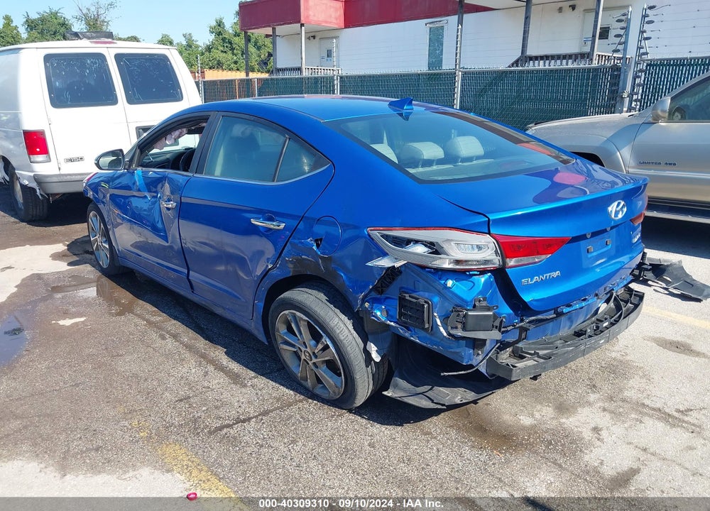 2017 HYUNDAI ELANTRA LIMITED VIN: KMHD84LF7HU281389