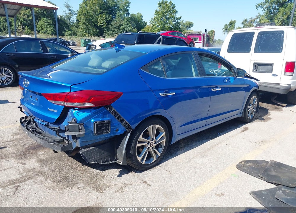 2017 HYUNDAI ELANTRA LIMITED VIN: KMHD84LF7HU281389