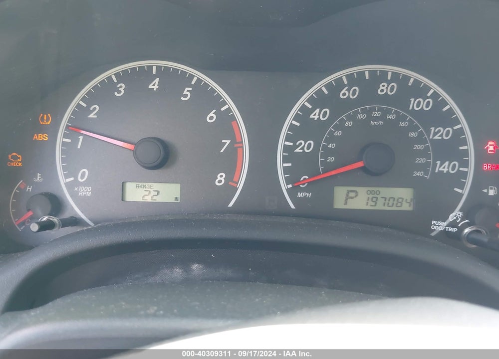 2009 TOYOTA COROLLA S VIN: 1NXBU40E99Z035721