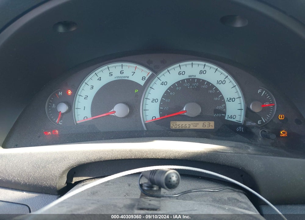 2009 TOYOTA CAMRY VIN: 4T1BE46KX9U837964