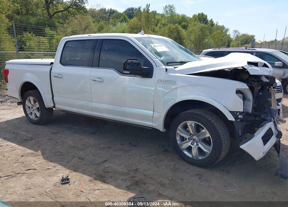 2019 FORD F-150 PLATINUM VIN: 1FTEW1E47KFD43278