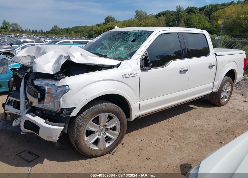 2019 FORD F-150 PLATINUM VIN: 1FTEW1E47KFD43278