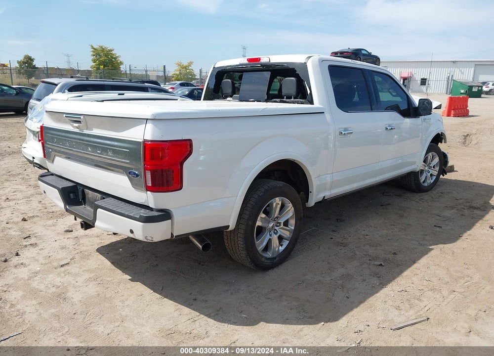 2019 FORD F-150 PLATINUM VIN: 1FTEW1E47KFD43278