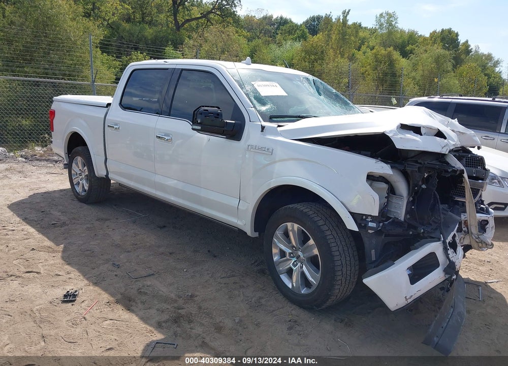 2019 FORD F-150 PLATINUM VIN: 1FTEW1E47KFD43278