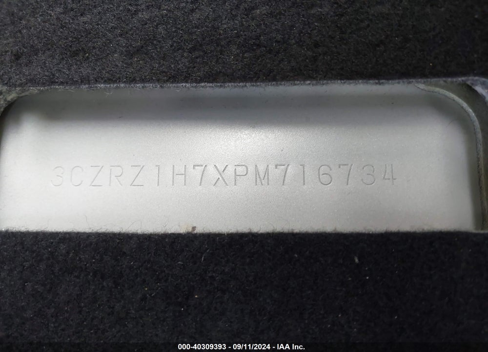 2023 HONDA HR-V 2WD EX-L VIN: 3CZRZ1H7XPM716734