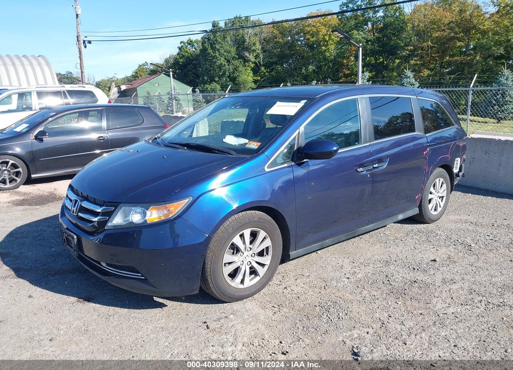 2016 HONDA ODYSSEY EX-L VIN: 5FNRL5H62GB011405