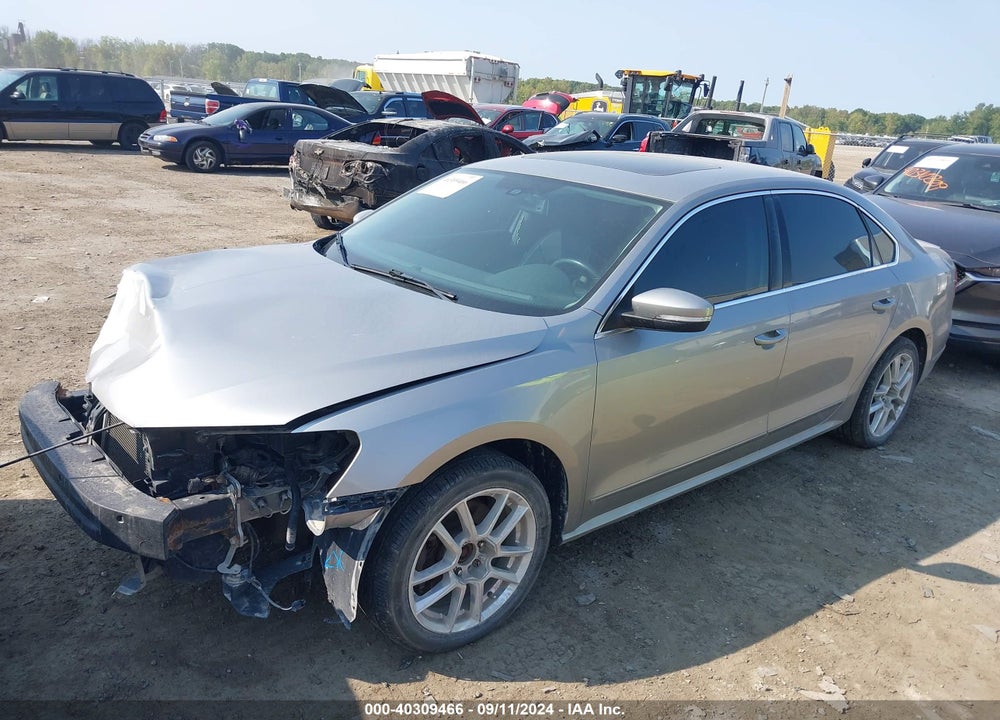 2013 VOLKSWAGEN PASSAT 2.0L TDI SEL PREMIUM VIN: 1VWCN7A38DC037508