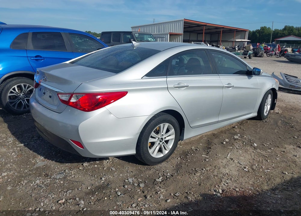 2014 HYUNDAI SONATA GLS VIN: 5NPEB4AC3EH844818