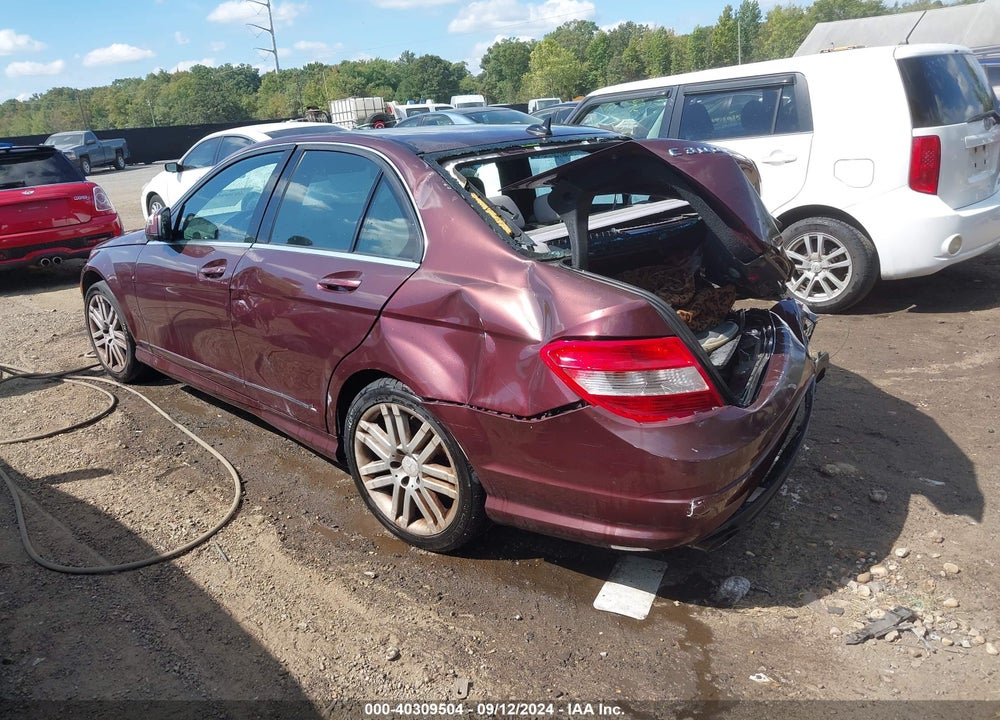 2008 MERCEDES-BENZ C 300 LUXURY 4MATIC/SPORT 4MATIC VIN: WDDGF81XX8F095673