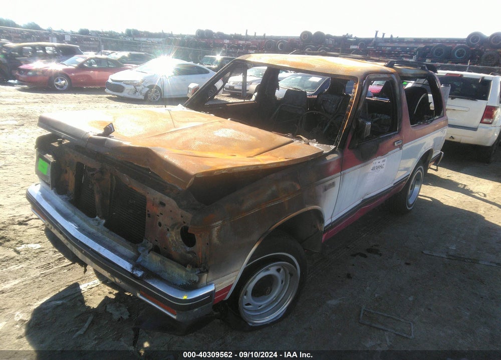 1987 CHEVROLET BLAZER S10 VIN: 1GNCS18R7H8181750