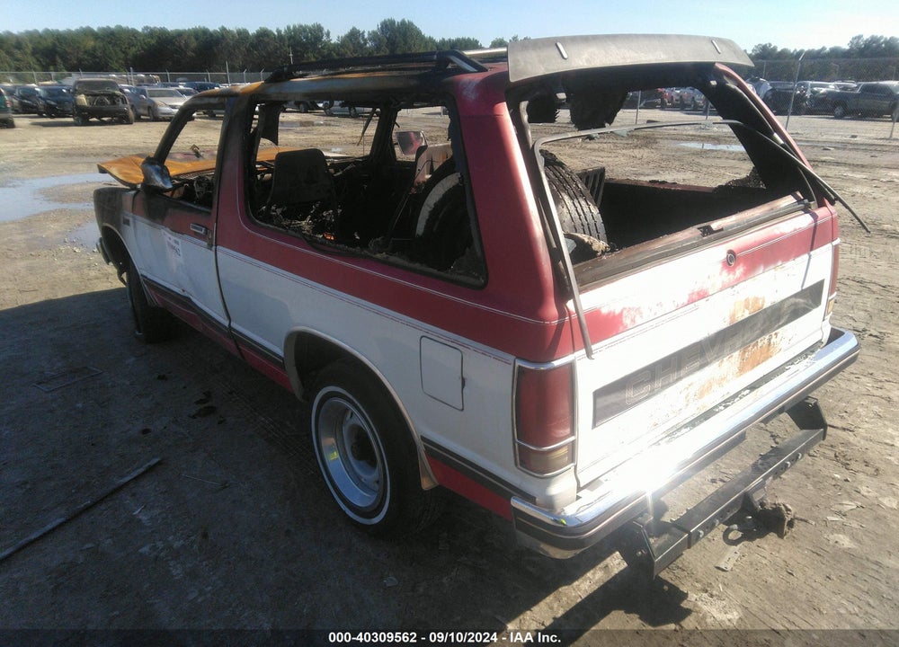 1987 CHEVROLET BLAZER S10 VIN: 1GNCS18R7H8181750
