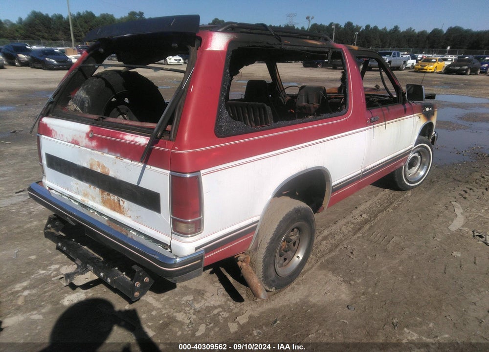 1987 CHEVROLET BLAZER S10 VIN: 1GNCS18R7H8181750