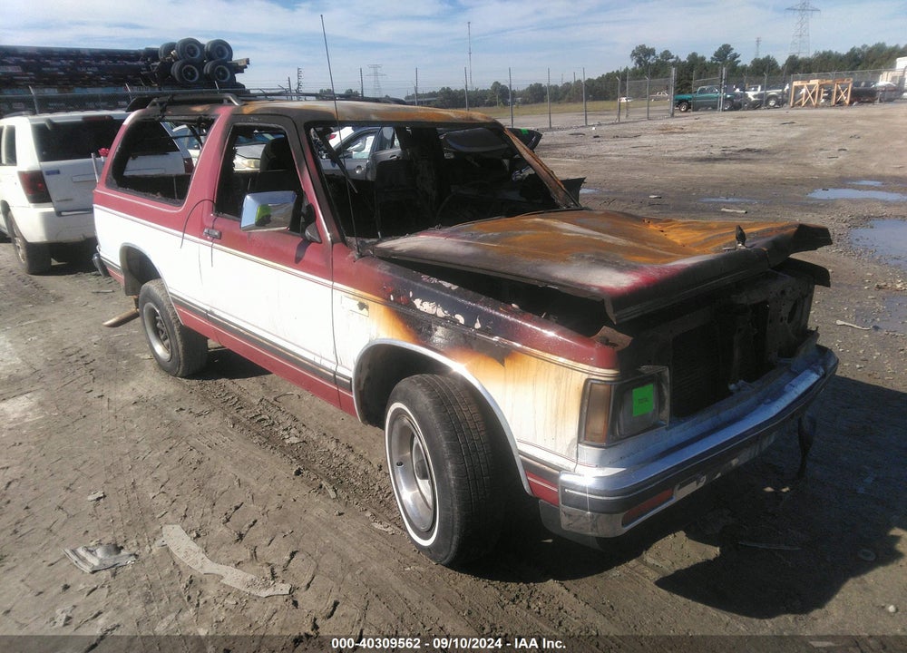 1987 CHEVROLET BLAZER S10 VIN: 1GNCS18R7H8181750