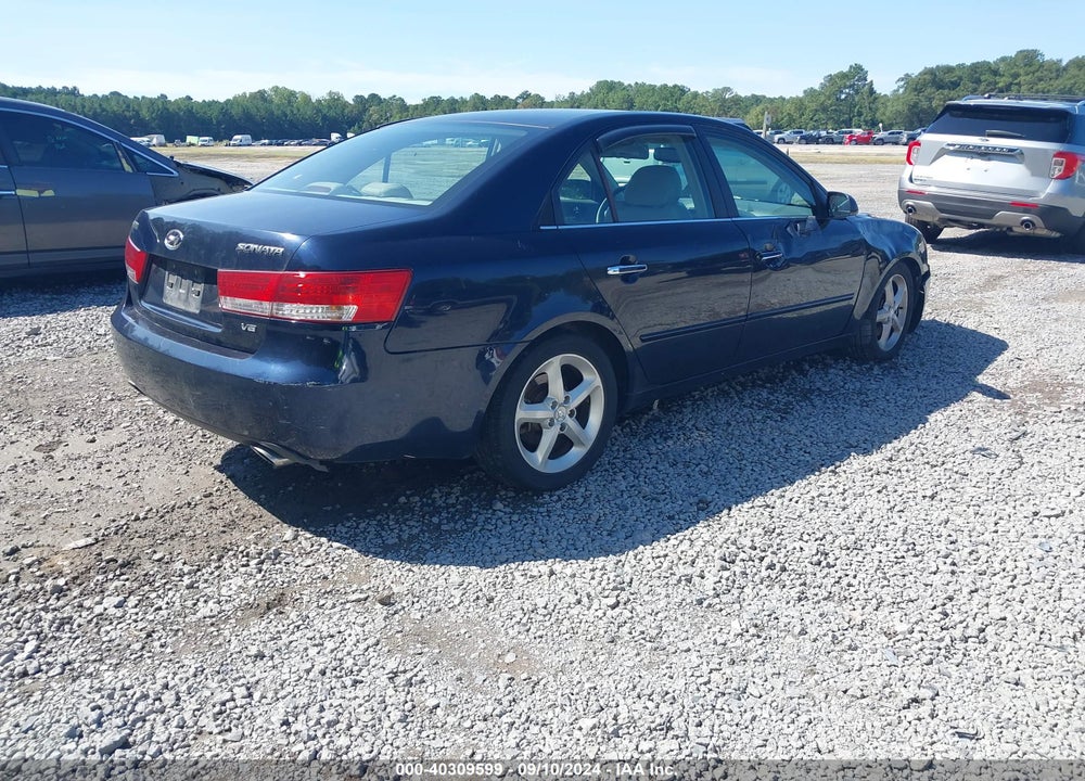 2006 HYUNDAI SONATA GLS V6/LX V6 VIN: 5NPEU46F06H005868