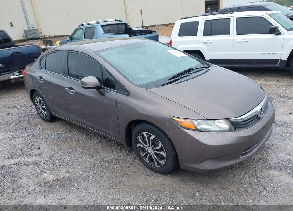 2012 HONDA CIVIC LX VIN: 19XFB2F54CE065223