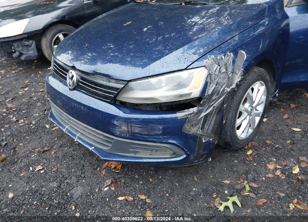 2011 VOLKSWAGEN JETTA 2.5L SE VIN: 3VWDX7AJ2BM061814
