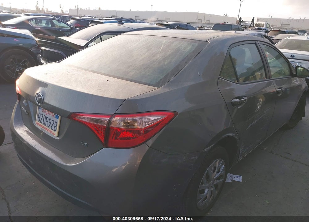 2017 TOYOTA COROLLA LE VIN: 2T1BURHE0HC941306