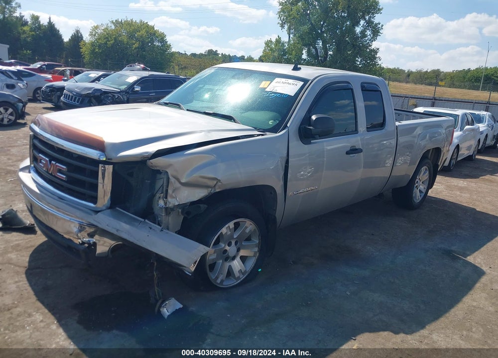 2008 GMC SIERRA 1500 SLE1 VIN: 2GTEC19JX81220356