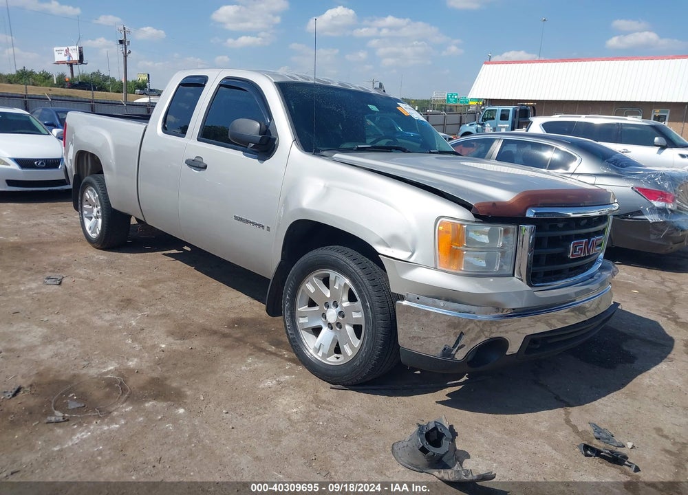 2008 GMC SIERRA 1500 SLE1 VIN: 2GTEC19JX81220356