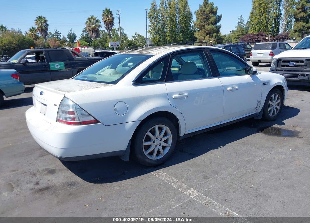 2008 FORD TAURUS SEL VIN: 1FAHP24W28G154713