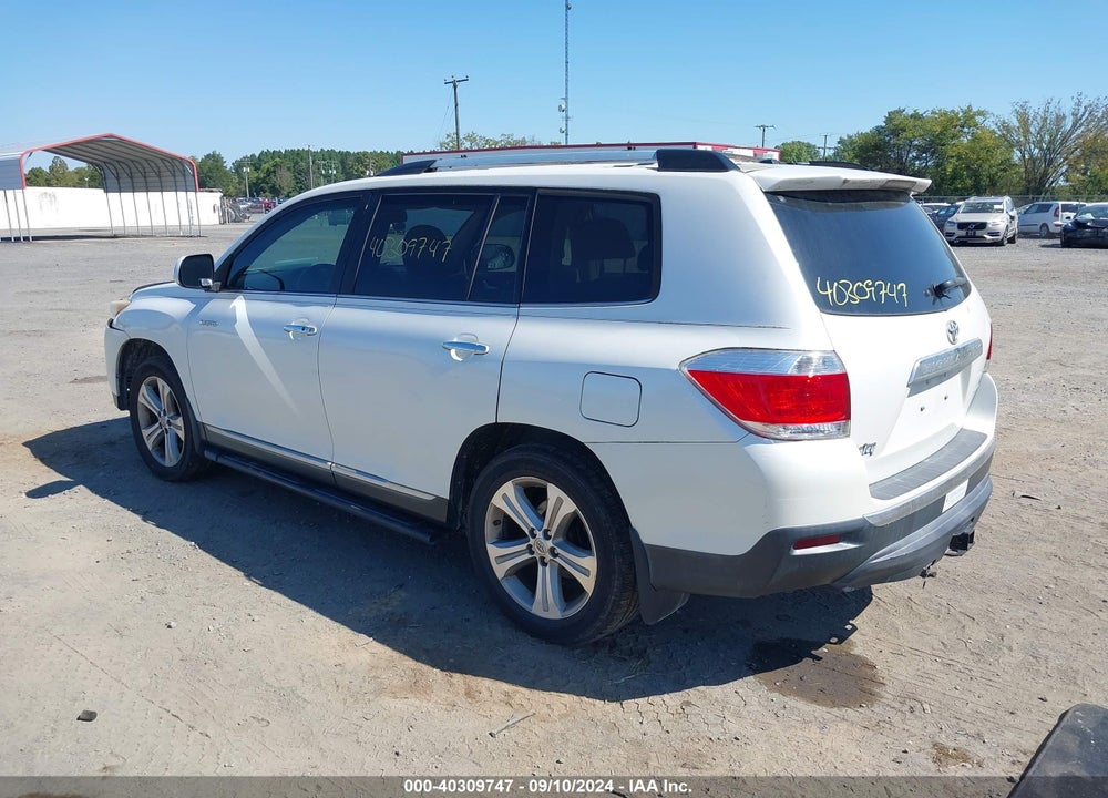 2013 TOYOTA HIGHLANDER LIMITED V6 VIN: 5TDDK3EH0DS217336