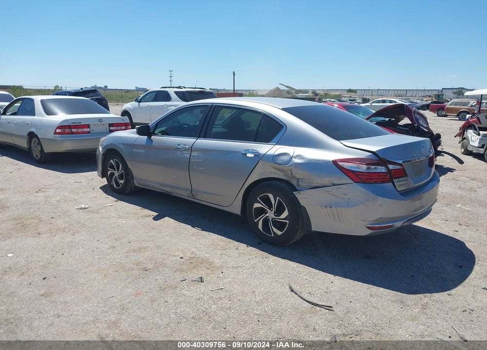 2017 HONDA ACCORD LX VIN: 1HGCR2F33HA163796