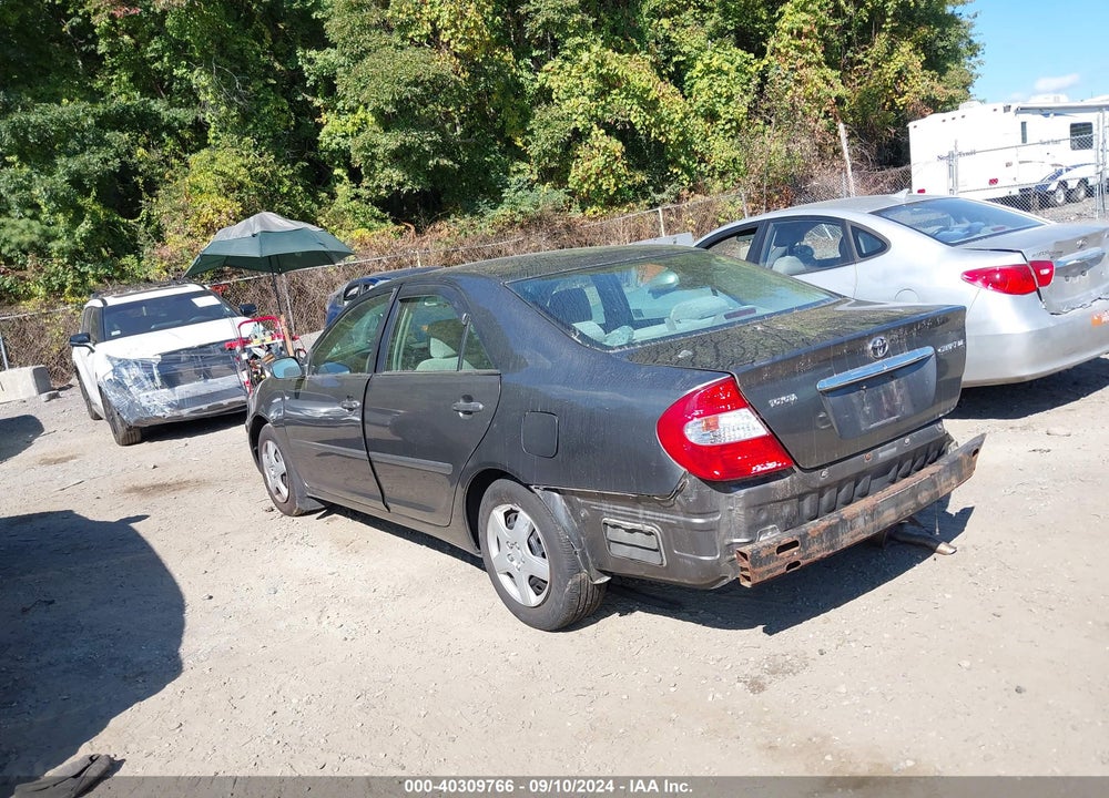 2004 TOYOTA CAMRY LE VIN: 4T1BE32K04U799525