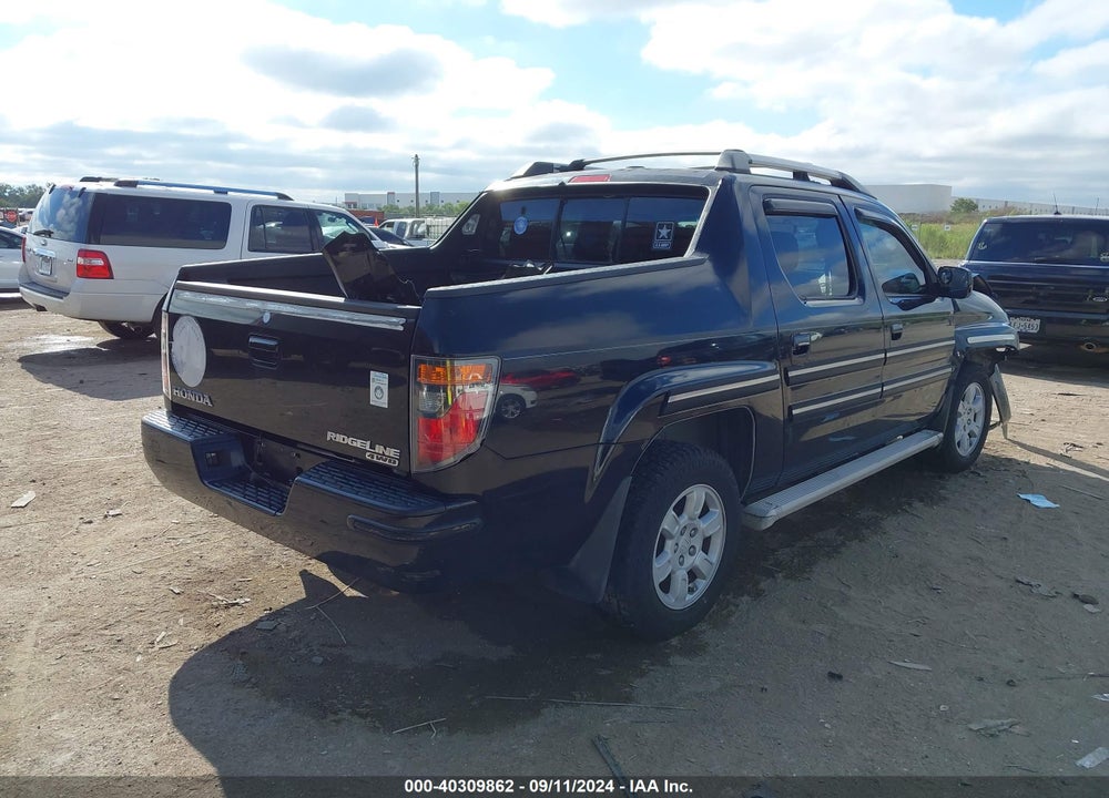 2006 HONDA RIDGELINE RTL VIN: 2HJYK16546H526878