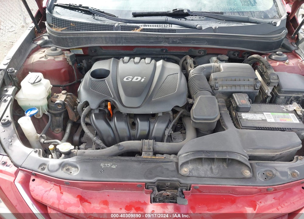 2013 HYUNDAI SONATA GLS VIN: 5NPEB4AC1DH527084