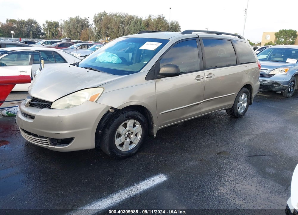 2004 TOYOTA SIENNA LE VIN: 5TDZA23C94S054227