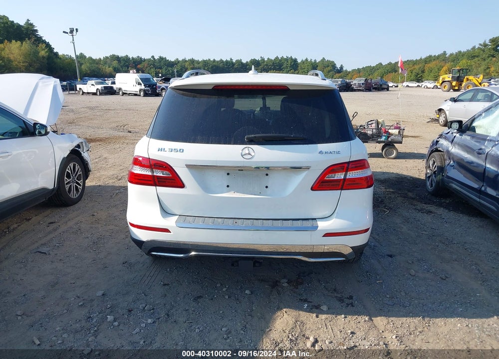 2015 MERCEDES-BENZ ML 350 4MATIC VIN: 4JGDA5HB7FA600966