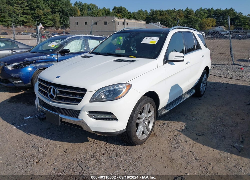 2015 MERCEDES-BENZ ML 350 4MATIC VIN: 4JGDA5HB7FA600966