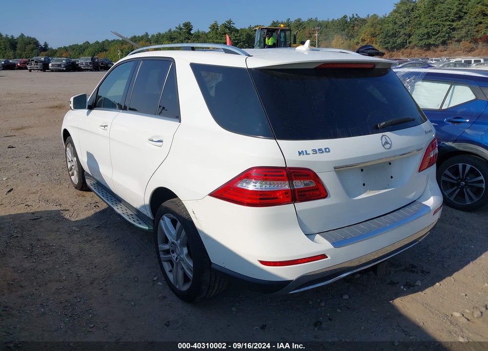 2015 MERCEDES-BENZ ML 350 4MATIC VIN: 4JGDA5HB7FA600966