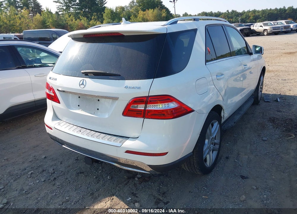 2015 MERCEDES-BENZ ML 350 4MATIC VIN: 4JGDA5HB7FA600966